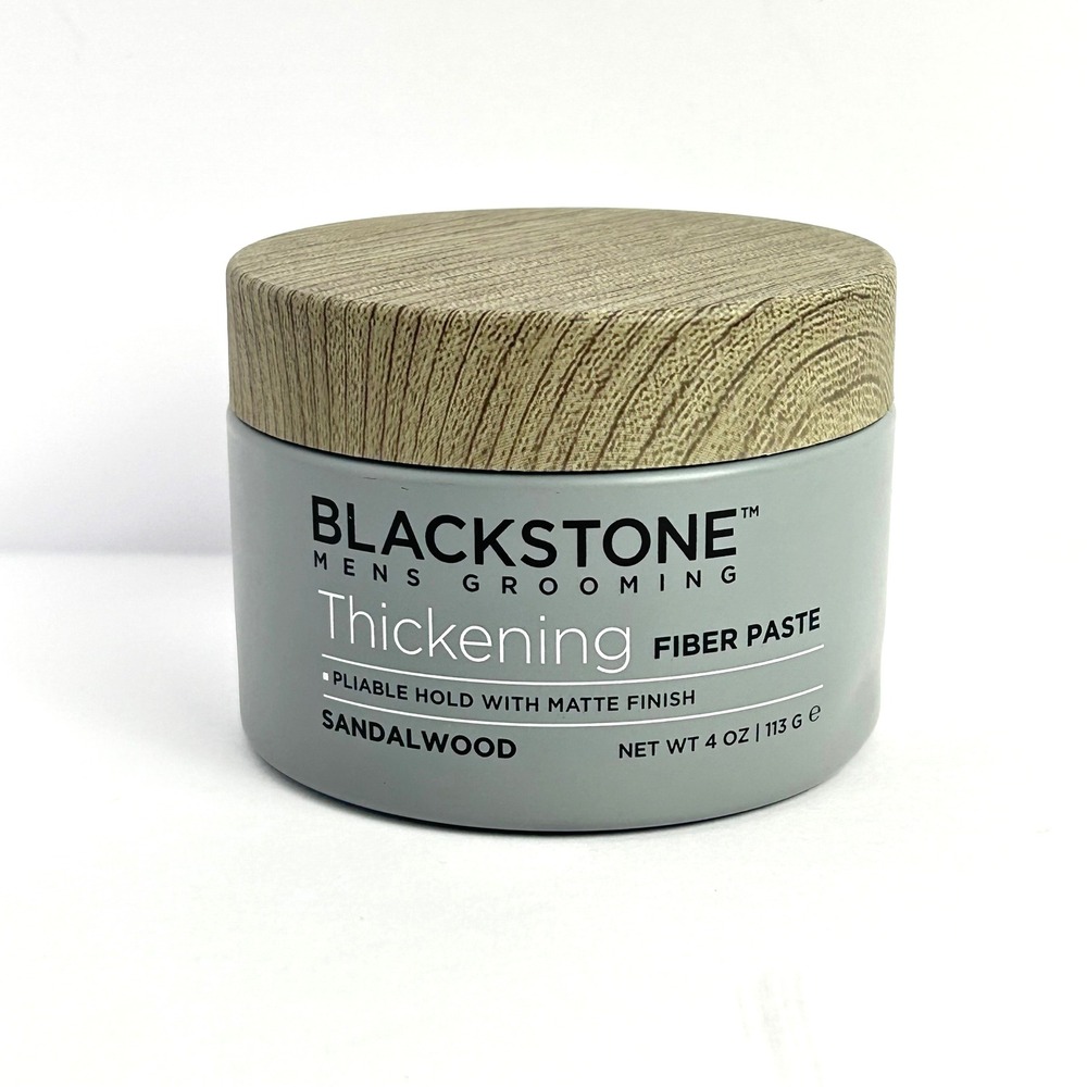 Blackstone Mens Grooming Thickening Fiber Hair Paste Sandalwood 4 oz - Picture 2 of 3